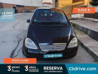 Usado Mercedes A160 82 CV (60 kW) 2000 Negro Berlina