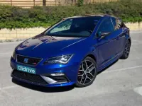 Usado Seat Leon SC FR 184 CV (135 kW) 2017 Azul Utilitario