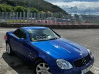 Usado Mercedes SLK230 193 CV (141 kW) 1999 Azul Descapotable