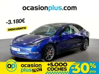 Usado Tesla Model 3 366 kW (498 CV) 2022 Azul Berlina