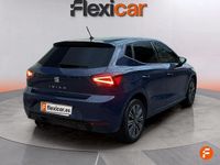 Usado Seat Ibiza Reference 95 CV (69 kW) 2018 Azul Berlina