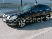 Usado Mercedes C200 136 CV (100 kW) 2010 Azul Familiar