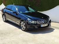 Usado Mercedes E220 Avantgarde 170 CV (125 kW) 2014 Negro Berlina
