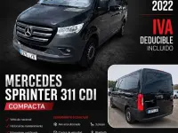 Usado Mercedes Sprinter 114 CV (83 kW) 2022 Negro Van