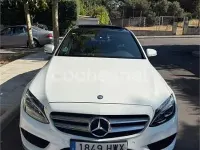 Usado Mercedes C220 AMG line 170 CV (125 kW) 2014 Blanco Berlina