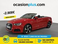 Usado Audi A3 Cabriolet S-Line 190 CV (139 kW) 2019 Rojo Descapotable