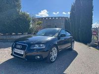 Usado Audi A3 Sportback S-Line 140 CV (102 kW) 2008 Negro Utilitario