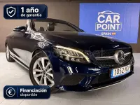 Usado Mercedes C220 194 CV (142 kW) 2019 Azul Descapotable