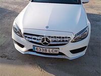 Usado Mercedes C180 AMG line 156 CV (114 kW) 2016 Blanco Berlina