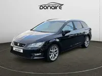 Usado Seat Leon FR 150 CV (110 kW) 2015 Negro
