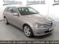 Usado Mercedes C200 Avantgarde 136 CV (100 kW) 2008 Plateado Familiar