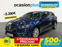 Usado Renault Mégane GrandTour Zen 140 CV (102 kW) 2019 Azul Familiar