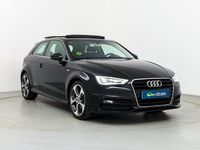 Usado Audi A3 S-Line 110 CV (80 kW) 2015 Negro Utilitario