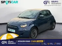 Usado Fiat 500e Action 69 kW (95 CV) 2021 Azul Utilitario