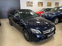 Usado Mercedes C200 160 CV (117 kW) 2019 Azul Familiar