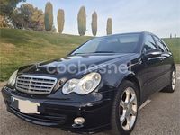 Usado Mercedes C200 Sport Edition 122 CV (89 kW) 2005 Azul Berlina