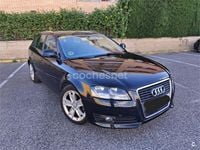 Usado Audi A3 Ambition 140 CV (102 kW) 2010 Negro Berlina