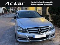 Usado Mercedes C180 156 CV (114 kW) 2012 Gris / plata Coupe