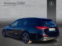 Usado Mercedes C220 AMG line 200 CV (147 kW) 2025 Negro Familiar