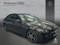 Usado Mercedes C200 AMG line 163 CV (119 kW) 2023 Negro Berlina