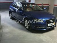Usado Audi A3 110 CV (80 kW) 2013 Azul Berlina