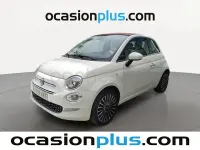 Usado Fiat 500C Lounge 69 CV (50 kW) 2018 Blanco Descapotable