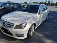 Usado Mercedes C200 Avantgarde 136 CV (100 kW) 2011 Blanco Berlina