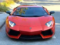 Usado Lamborghini Aventador 700 CV (514 kW) 2012 Naranja Coupe
