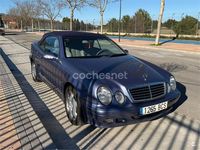 Usado Mercedes CLK230 Elegance 193 CV (141 kW) 2000 Azul Descapotable