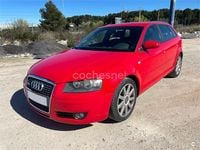 Usado Audi A3 S-Line 140 CV (102 kW) 2006 Rojo Utilitario