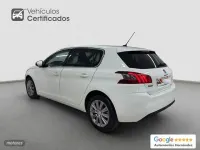 Usado Peugeot 308 Allure 100 CV (73 kW) 2020 Blanco Berlina