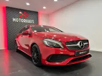 Usado Mercedes A200 AMG line 136 CV (100 kW) 2016 Rojo Berlina