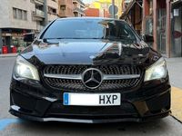Usado Mercedes CLA200 AMG line 136 CV (100 kW) 2014 Negro Berlina