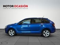 Usado Skoda Rapid Ambition 93 CV (68 kW) 2017 Azul Familiar