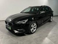 Usado Seat Leon FR 150 CV (110 kW) 2021 Negro Familiar