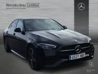 Usado Mercedes C220 AMG line 200 CV (147 kW) 2025 Negro obsidiana Berlina