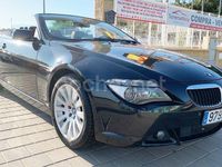 Usado BMW 630 Cabriolet 258 CV (189 kW) 2007 Negro Descapotable