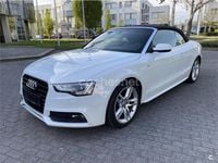 Usado Audi A5 Cabriolet S-Line 177 CV (130 kW) 2015 Blanco Descapotable