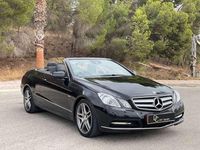 Usado Mercedes E250 204 CV (150 kW) 2012 Negro Descapotable