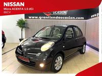 Usado Nissan Micra Acenta 86 CV (63 kW) 2006 Negro Utilitario
