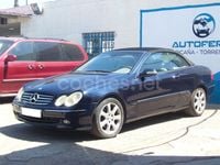 Usado Mercedes CLK200 Avantgarde 163 CV (119 kW) 2004 Azul Descapotable