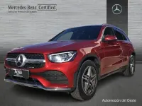 Usado Mercedes GLC220 AMG line 194 CV (142 kW) 2019 Rojo SUV