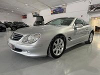 Usado Mercedes SL500 306 CV (225 kW) 2003 Gris / plata Descapotable