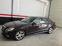 Usado Mercedes E350 Elegance 211 CV (155 kW) 2009 Granate Berlina