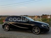 Usado Mercedes A180 AMG line 122 CV (89 kW) 2015 Negro Berlina