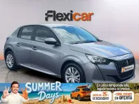 Usado Peugeot 208 Active 101 CV (74 kW) 2021 Gris Utilitario