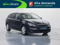 Usado Peugeot 308 SW Style 131 CV (96 kW) 2017 Negro Familiar