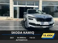 Usado Skoda Kamiq Style 110 CV (80 kW) 2021 Blanco SUV
