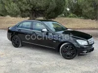 Usado Mercedes C200 Avantgarde 136 CV (100 kW) 2009 Negro Berlina