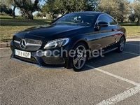 Usado Mercedes C300 AMG line 245 CV (180 kW) 2017 Negro Coupe